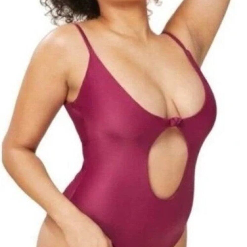 Andie Swim The Santorini One Piece Bathing Suit Plum‎ Purple Size XS